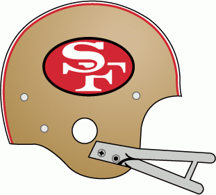 San Francisco 49ers 1964-1988 Helmet Logo iron on transfers for T-shirts